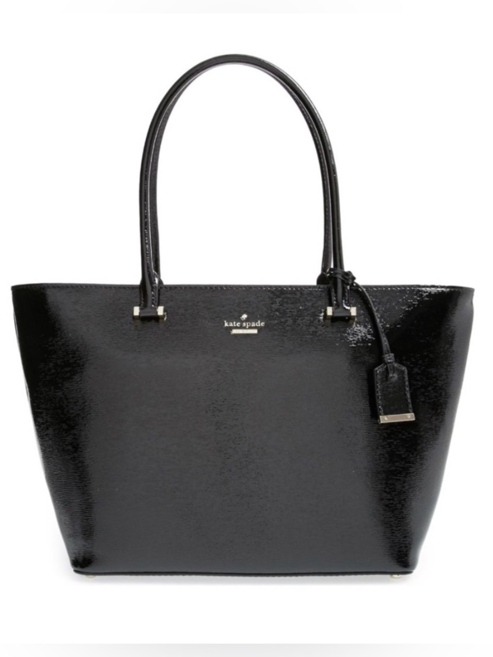 Kate Spade Cedar Street Patent Harmony Tote Gold Hardware